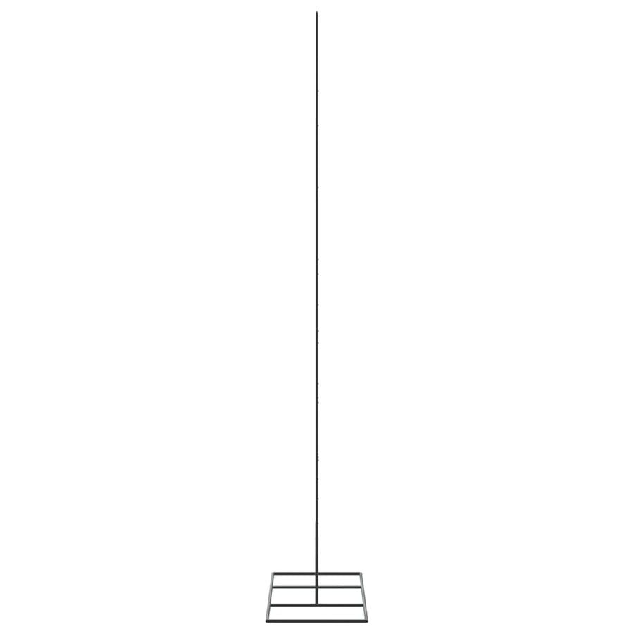 Metal Christmas Tree for Decoration Black 180 cm