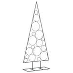 Metal Christmas Tree for Decoration Black 180 cm