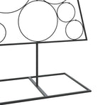 Metal Christmas Tree for Decoration Black 180 cm