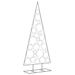 Metal Christmas Tree for Decoration Black 210 cm