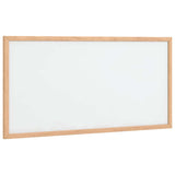 Magnetic Whiteboard with Solid Pine Wood Frame 60x30 cm - Front View
