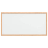 Magnetic Whiteboard with Solid Pine Wood Frame 60x30 cm