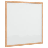 Magnetic Whiteboard with Solid Pine Wood Frame 40x40 cm - Front View
