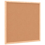 Magnetic Whiteboard with Solid Pine Wood Frame 40x40 cm