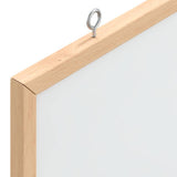 Magnetic Whiteboard with Solid Pine Wood Frame 60x40 cm - Rear View