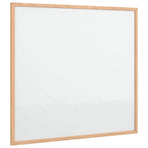 Magnetic Whiteboard with Solid Pine Wood Frame 60x55 cm