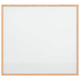 Magnetic Whiteboard with Solid Pine Wood Frame 60x55 cm - Side View