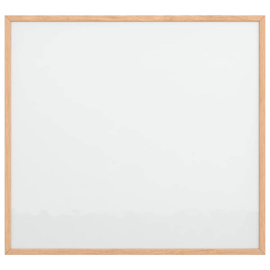 Magnetic Whiteboard with Solid Pine Wood Frame 60x55 cm