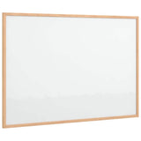 Magnetic Whiteboard with Solid Pine Wood Frame 80x55 cm - Front View