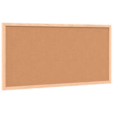 Chalkboard with Solid Pine Wood Frame Black 60x30 cm