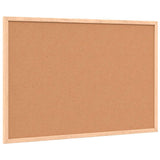 Chalkboard with Solid Pine Wood Frame Black 60x40 cm