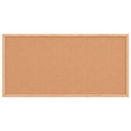 Cork Board with Solid Pine Wood Frame 60x30 cm