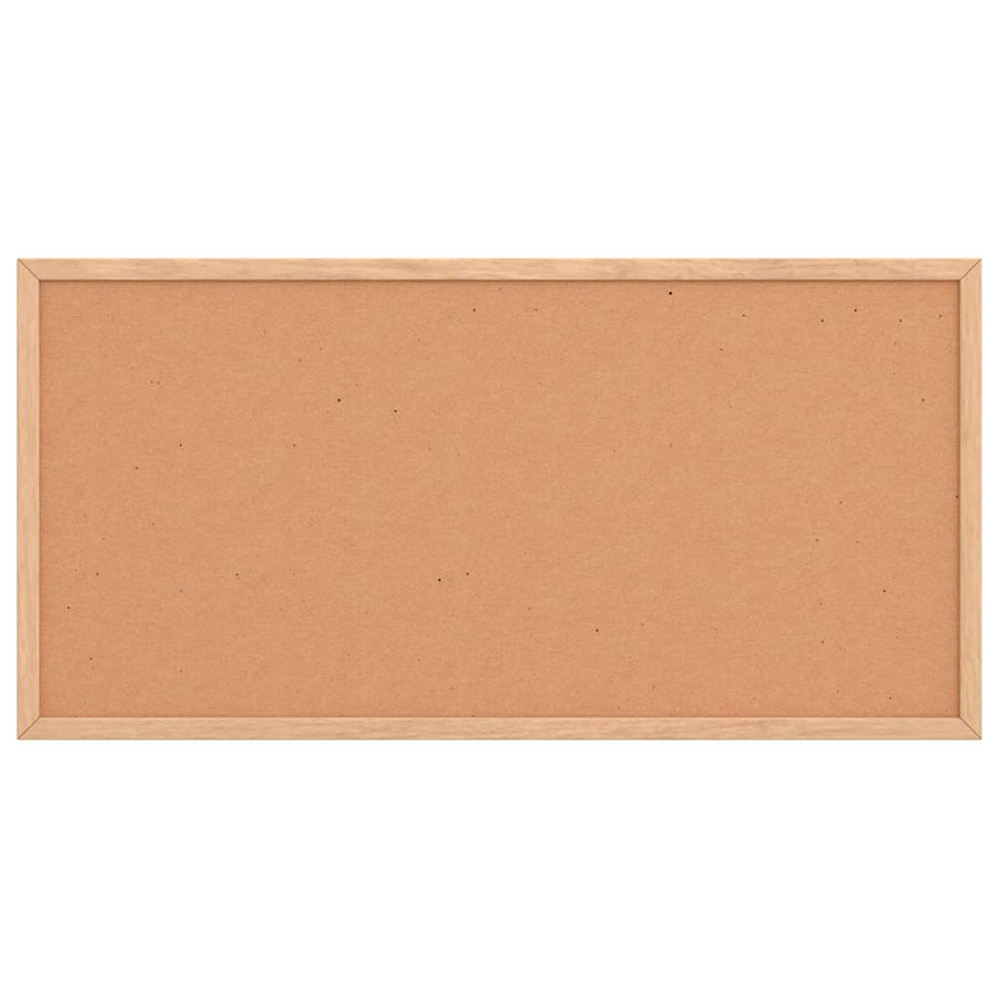 Cork Board with Solid Pine Wood Frame 60x30 cm