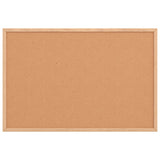 Cork Board with Solid Pine Wood Frame 60x40 cm