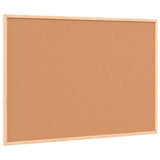 Cork Board with Solid Pine Wood Frame 80x55 cm - 45-Degree Angle