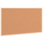 Cork Board with Solid Pine Wood Frame 100x55 cm