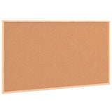 Cork Board with Solid Pine Wood Frame 100x55 cm - 45-Degree Angle