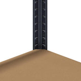 4-Layer Storage Shelf Anthracite Steel&Engineered Wood - Extra Image