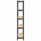 5-Layer Storage Shelf Anthracite Steel&Engineered Wood