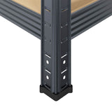 5-Layer Storage Shelves 3 pcs Anthracite Steel&Engineered Wood - Extra Image