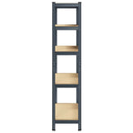 5-Layer Storage Shelf Anthracite Steel&Engineered Wood