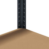 5-Layer Heavy-duty Shelf Anthracite Steel&Engineered Wood - Extra Image