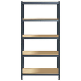 5-Layer Storage Shelf Anthracite Steel&Engineered Wood