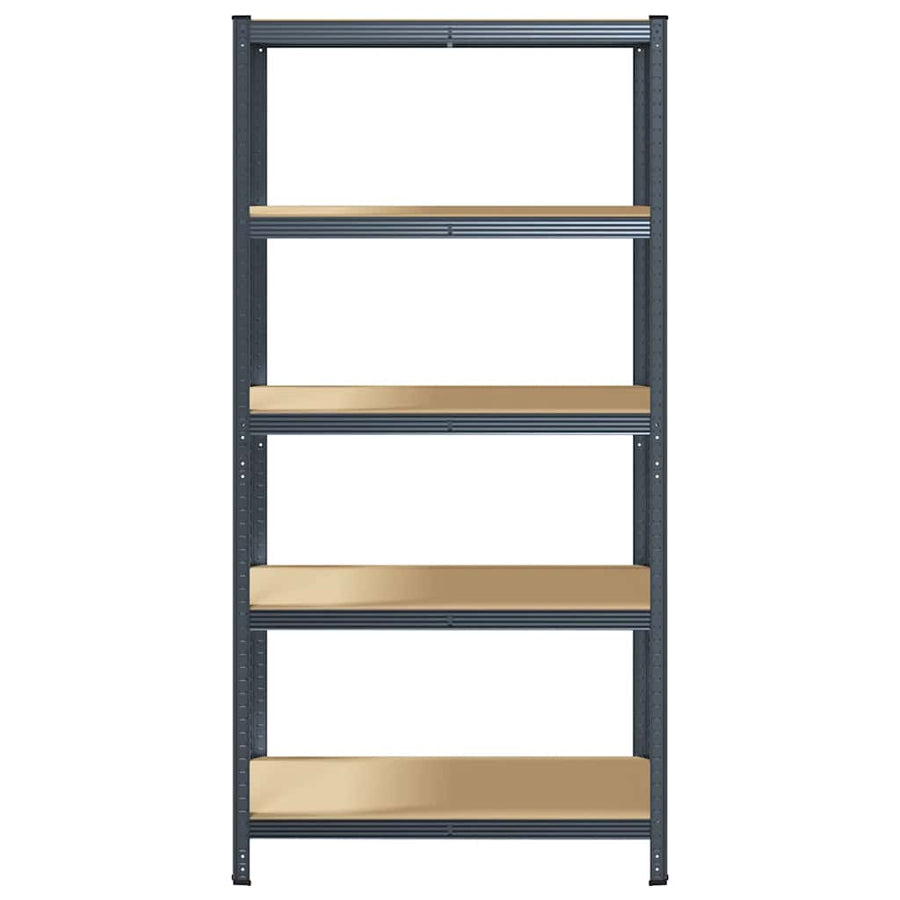 5-Layer Storage Shelf Anthracite Steel&Engineered Wood