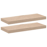 Floating Shelves 2 pcs 60x23,5x4 cm Engineered Wood