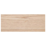 Floating Shelves 2 pcs 60x23,5x4 cm Engineered Wood - Rear View