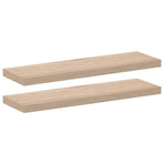 Floating Shelves 2 pcs 80x23,5x4 cm Engineered Wood