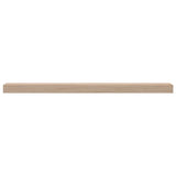 Floating Shelves 2 pcs 80x23,5x4 cm Engineered Wood - Side View