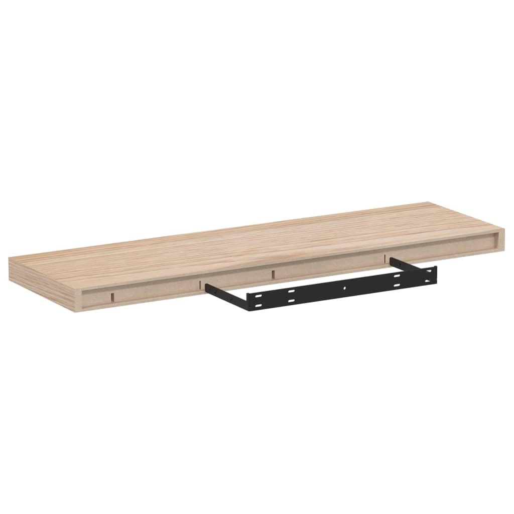 Floating Shelves 2 pcs 80x23,5x4 cm Engineered Wood