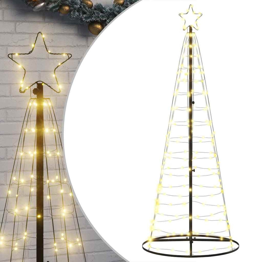 LED Christmas Tree 200 LEDs Warm White 180 cm