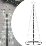 LED Christmas Tree 200 LEDs Cold White 180 cm