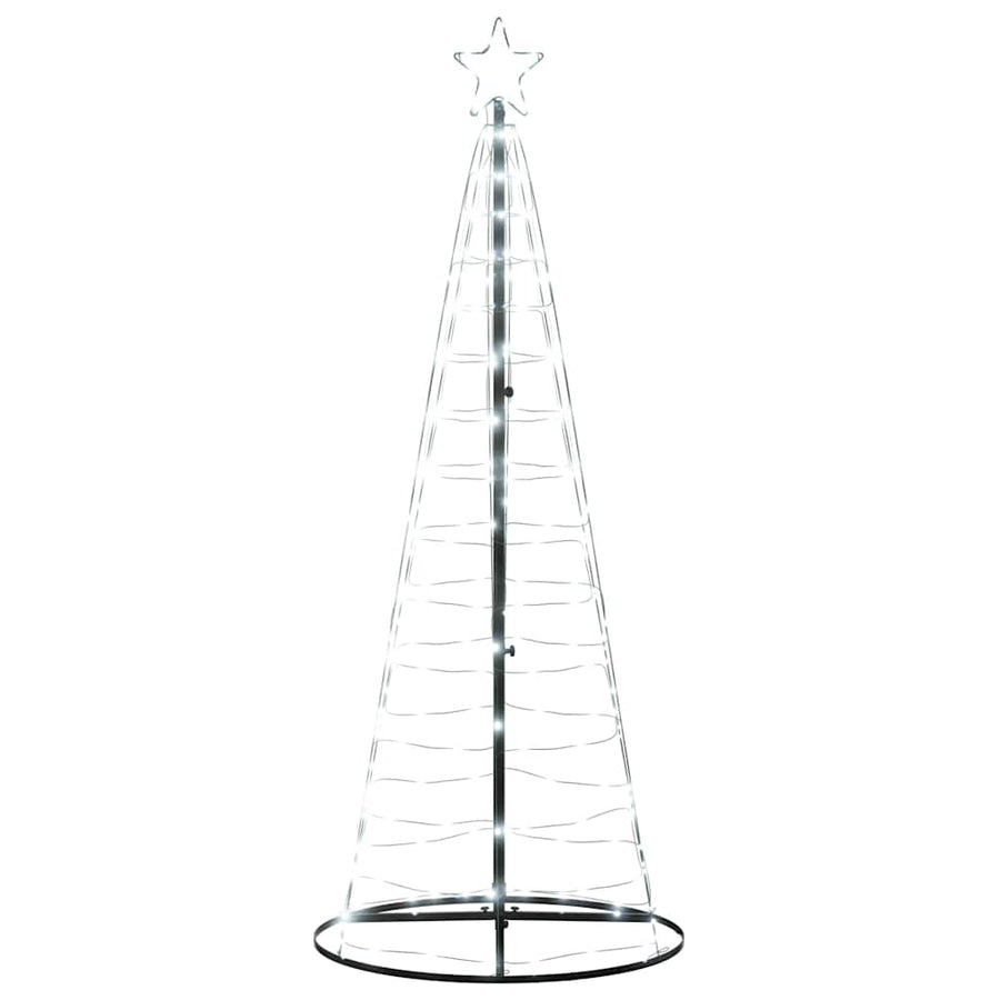 LED Christmas Tree 200 LEDs Cold White 180 cm