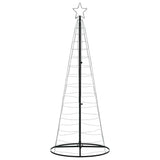 LED Christmas Tree 200 LEDs Cold White 182 cm - 45-Degree Angle