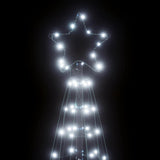 LED Christmas Tree 200 LEDs Cold White 180 cm