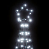 LED Christmas Tree 200 LEDs Cold White 182 cm - Extra Image