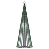 LED Christmas Tree 475 LEDs Warm White 250 cm - Top-Down View