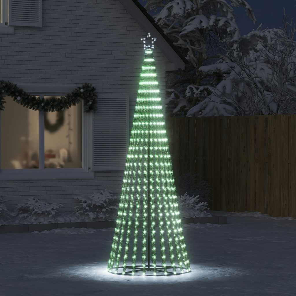 LED Christmas Tree 475 LEDs Cold White 250 cm
