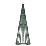 LED Christmas Tree 475 LEDs Cold White 250 cm - Top-Down View