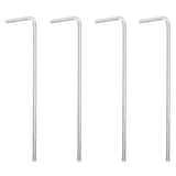 LED Christmas Tree 475 LEDs Cold White 250 cm - Low Angle