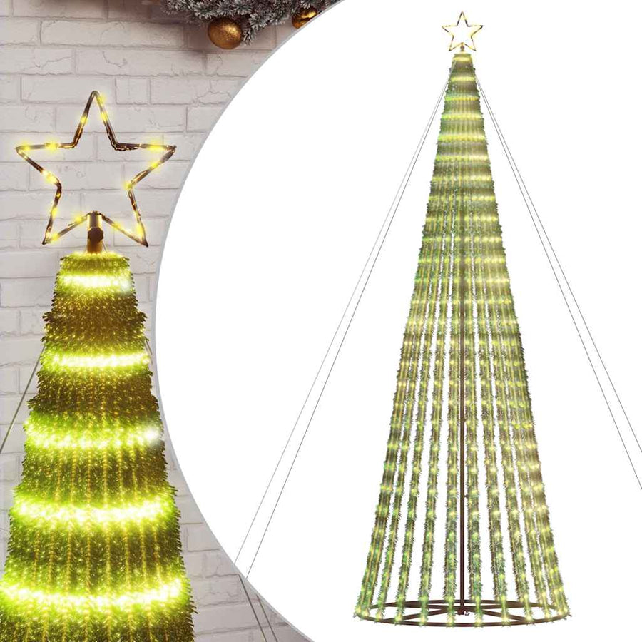 LED Christmas Tree 1028 LEDs Warm White 400 cm