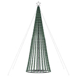 LED Christmas Tree 1028 LEDs Warm White 400 cm - Top-Down View