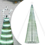LED Christmas Tree 1028 LEDs Cold White 400 cm - Front View