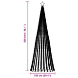 LED Christmas Tree with Spikes 570 LEDs Warm White 300 cm