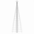 LED Christmas Tree with Spikes 570 LEDs Cold White 300 cm