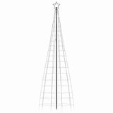 LED Christmas Tree with Spikes 570 LEDs Cold White 300 cm - 45-Degree Angle