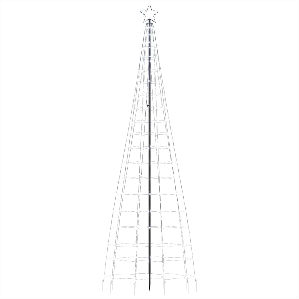 LED Christmas Tree with Spikes 570 LEDs Cold White 300 cm